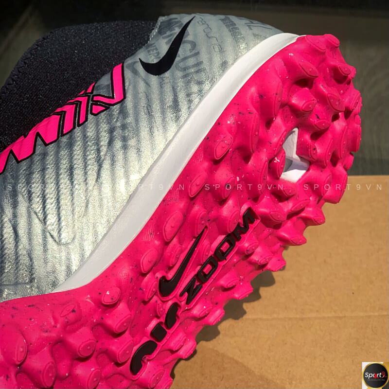 Nike Zoom Mercurial Vapor 15 Academy TF - Hồng/Xanh - DJ5635-605